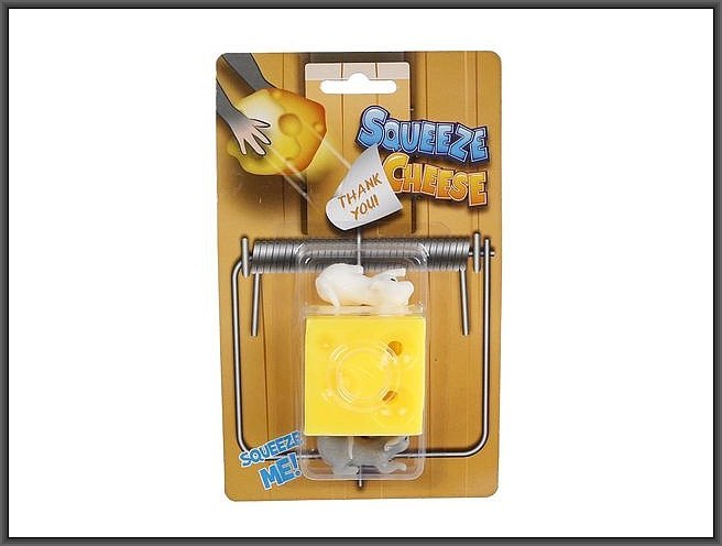 CHEESE SPRING GUM 2MOUSES 13X20 B/C HIPO